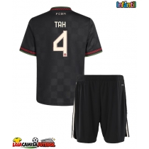 Camisa de Futebol Bayern Munich Jonathan Tah #4 Equipamento Alternativo Infantil 2025-26 Manga Curta (+ Calças curtas)